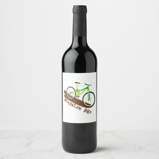 ÉTIQUETTE POUR BOUTEILLES DE VIN VTT (Devant)