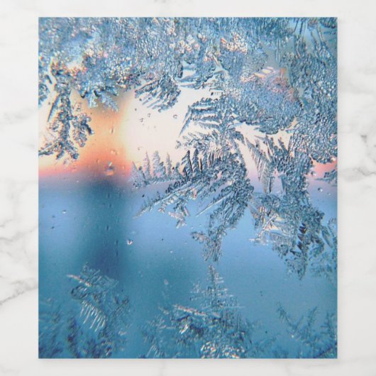 Étiquette Pour Bouteilles De Vin Vue figée (Étiquettes simples)