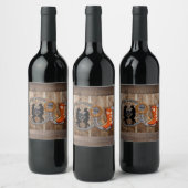 Étiquette Pour Bouteilles De Vin Wagon Wheel Western Cowboy (Bouteilles)