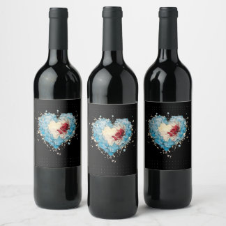 Étiquette Pour Bouteilles De Vin Warm my heart, personnalisé