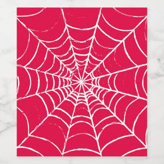 Étiquette Pour Bouteilles De Vin Web rose (Étiquettes simples)