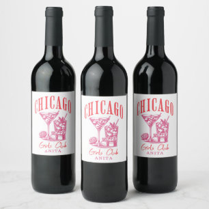 Étiquette Pour Bouteilles De Vin week-end bachelorette de chicago