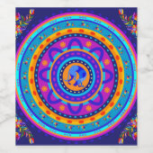 Étiquette Pour Bouteilles De Vin Weimaraner & Bunnies (Étiquettes simples)