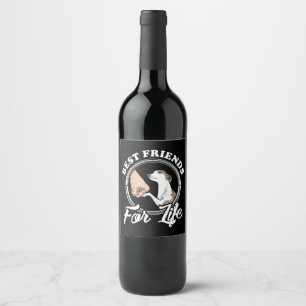 Étiquette Pour Bouteilles De Vin whippet amant cadeaux whippet amoureux sueur