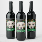 Étiquette Pour Bouteilles De Vin White Labrador Retriever (Bouteilles)