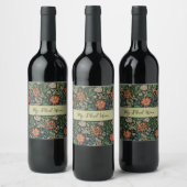 Étiquette Pour Bouteilles De Vin William Morris Compton Fond d'écran classique (Bouteilles)