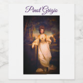 Étiquette Pour Bouteilles De Vin Wine Bottle Label - Pinot Grigio (Étiquettes simples)