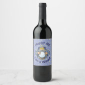 Étiquette Pour Bouteilles De Vin Wizard (Devant)