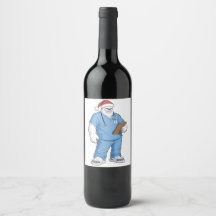 Yeti Abominable Homme des Neiges Infirmière Blouse