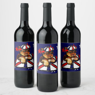 Étiquette Pour Bouteilles De Vin Yorkie Poo