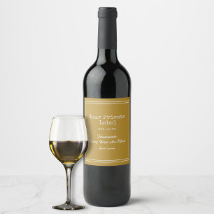 Étiquette Pour Bouteilles De Vin  Your Private Label Homemade Mead Honey Wine 