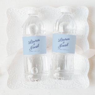 ÉTIQUETTE POUR BOUTEILLES D'EAU