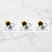 Étiquette Pour Bouteilles D'eau 2024 Solar Eclipse Survival (Étiquettes simples)