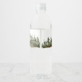 Étiquette Pour Bouteilles D'eau Adventure Await Mountain (Dos)