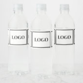 Étiquette Pour Bouteilles D'eau Ajouter un logo d'entreprise personnalisé (Bouteilles)