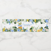 Étiquette Pour Bouteilles D'eau Aloha Pineapple Baby Shower (Étiquettes simples)