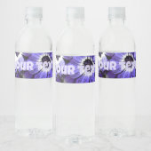 Étiquette Pour Bouteilles D'eau Anémone (Bouteilles)