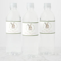 Animaux forestiers Aquarelle Bunny Nom Baby shower