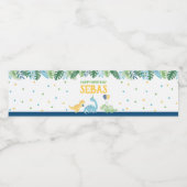 Étiquette Pour Bouteilles D'eau Anniversaire de Dinosaur (Étiquettes simples)