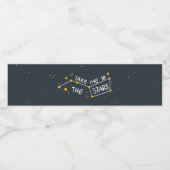 Étiquette Pour Bouteilles D'eau Anniversaire de l'espace (Étiquettes simples)