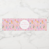 Étiquette Pour Bouteilles D'eau Anniversaire de Mermaid (Étiquettes simples)