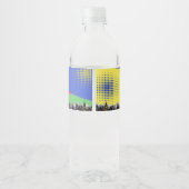 Étiquette Pour Bouteilles D'eau Anniversaire de Superhero (Dos)