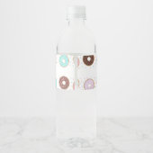 Étiquette Pour Bouteilles D'eau Anniversaire du beigne (Dos)