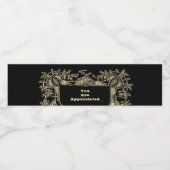 Étiquette Pour Bouteilles D'eau Appréciation des employés Bouclier médiéval (Étiquettes simples)