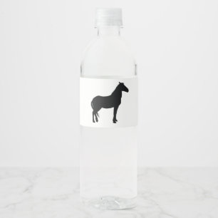 Étiquette Pour Bouteilles D'eau Approvisionnements de partie de cheval
