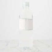 Étiquette Pour Bouteilles D'eau Aquarelle Berry fraise Premier anniversaire (Dos)