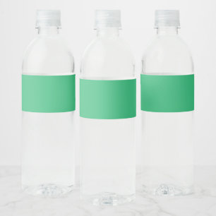 Étiquette Pour Bouteilles D'eau Arrière - plan de texture verte à la menthe plate
