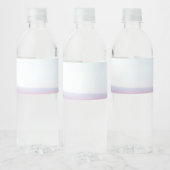 Étiquette Pour Bouteilles D'eau Avion Pink Pastel Sky (Bouteilles)