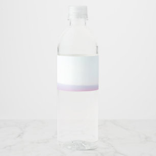 Étiquette Pour Bouteilles D'eau Avion Pink Pastel Sky