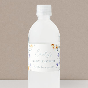 Étiquette Pour Bouteilles D'eau Baby in Bloom Baby Shower