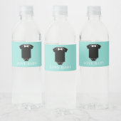 Étiquette Pour Bouteilles D'eau BABY Little Man Tuxedo Baby shower Party (Bouteilles)