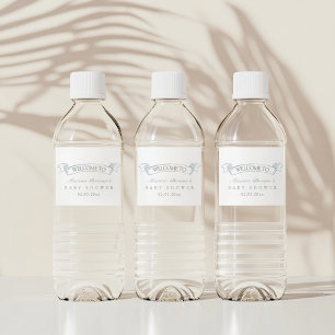 Étiquette Pour Bouteilles D'eau Baby shower à montgolfière toile