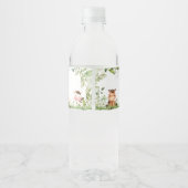 Étiquette Pour Bouteilles D'eau Baby shower agricole de Red Barnyard (Dos)