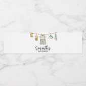 Étiquette Pour Bouteilles D'eau Baby shower agricole local (Étiquettes simples)