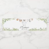 Étiquette Pour Bouteilles D'eau Baby shower Boho Baby Clothes (Étiquettes simples)