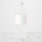 Étiquette Pour Bouteilles D'eau Baby shower Boho Sun (Dos)