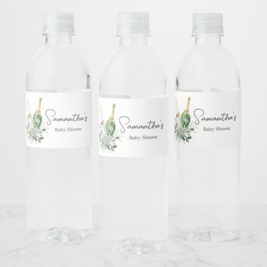 Étiquette Pour Bouteilles D'eau Baby shower Bouteilles (Bouteilles)