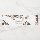 Étiquette Pour Bouteilles D'eau Baby shower Cowboy (Étiquettes simples)