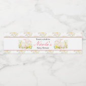 Étiquette Pour Bouteilles D'eau Baby shower d'agneau de printemps (Étiquettes simples)