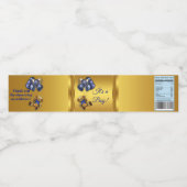 Étiquette Pour Bouteilles D'eau Baby shower de ballon Teddy Bear (Étiquettes simples)