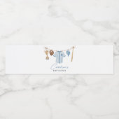 Étiquette Pour Bouteilles D'eau Baby shower de baseball Little Slugger (Étiquettes simples)