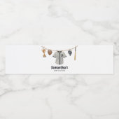 Étiquette Pour Bouteilles D'eau Baby shower de baseball Little Slugger (Étiquettes simples)