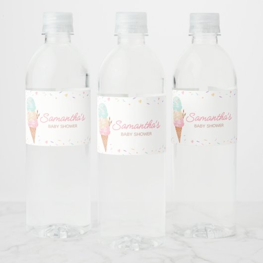 Étiquette Pour Bouteilles D'eau Baby shower de glace (Bouteilles)