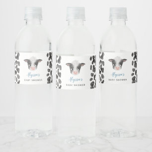 Étiquette Pour Bouteilles D'eau Baby shower de la vache