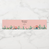 Étiquette Pour Bouteilles D'eau Baby shower d'eau du désert (Étiquettes simples)