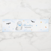 Étiquette Pour Bouteilles D'eau Baby shower d'Halloween Ghost (Étiquettes simples)